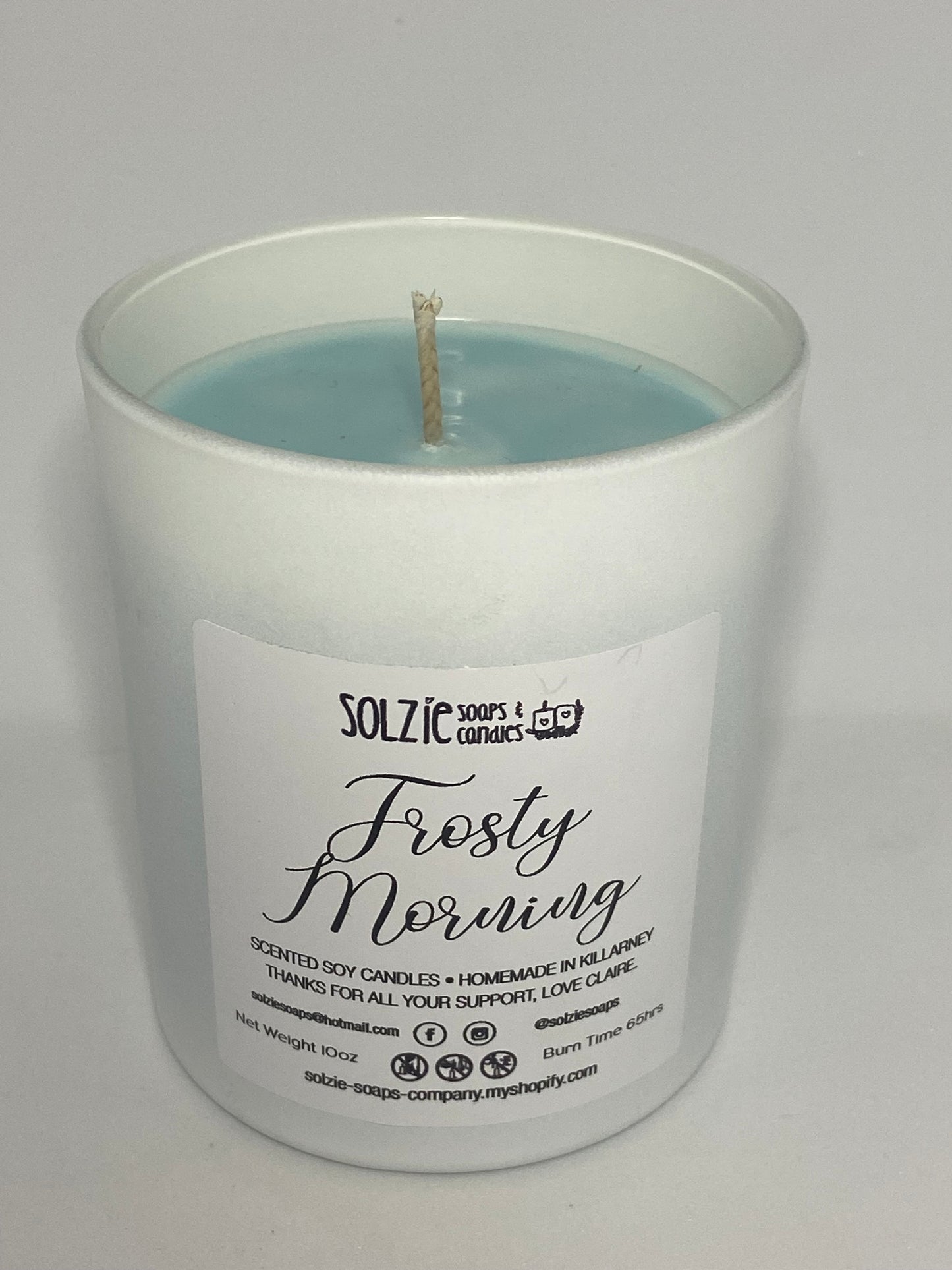 Frosty Morning Candle