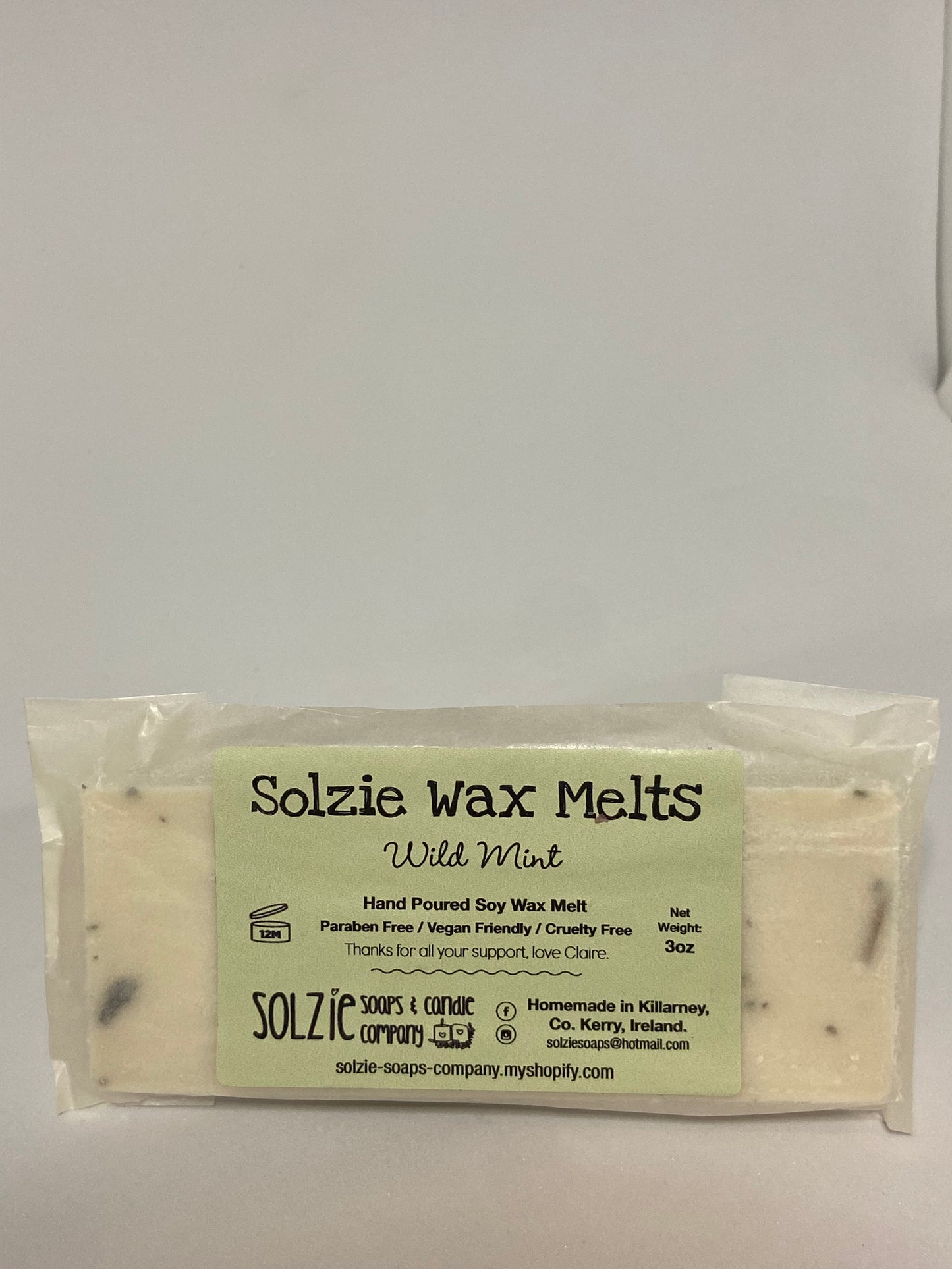 Wild Mint wax melts
