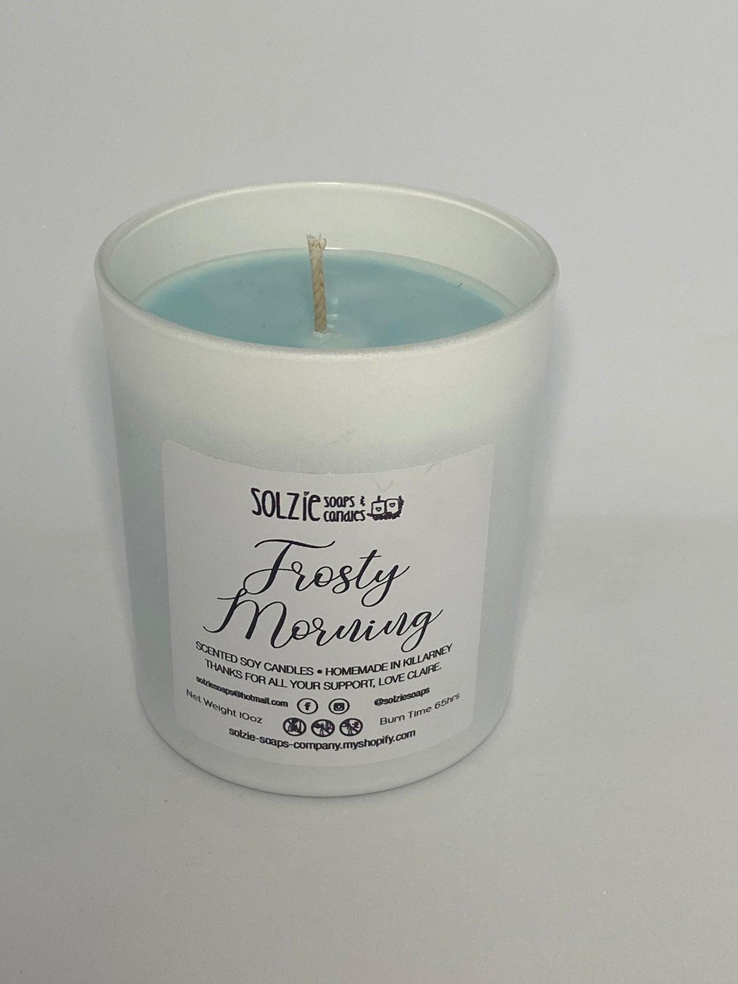Frosty Morning Candle