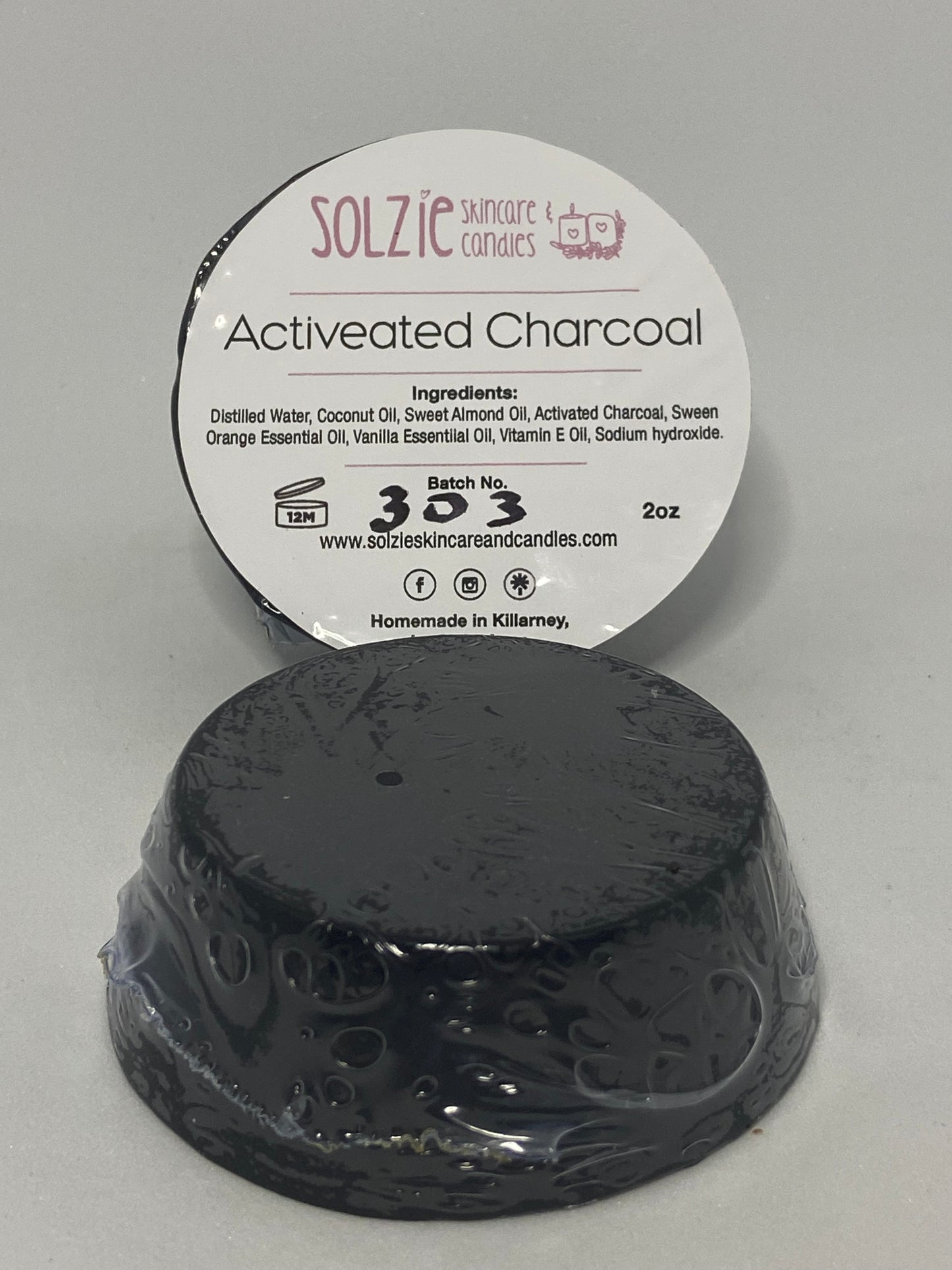 Activated Charcoal Soap