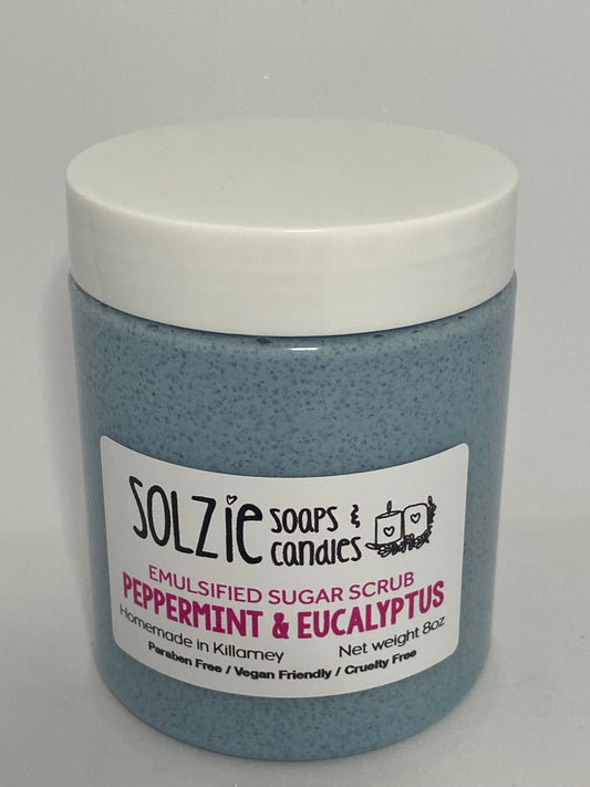 Peppermint & Eucalyptus Sugar Scrub