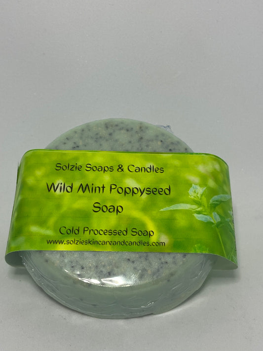Wild Mint Poppyseed Soap