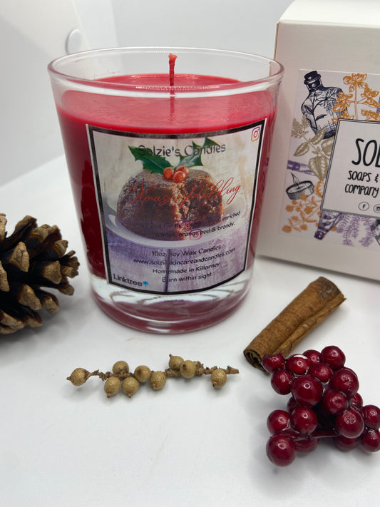 Xmas Pudding Soy Candle.