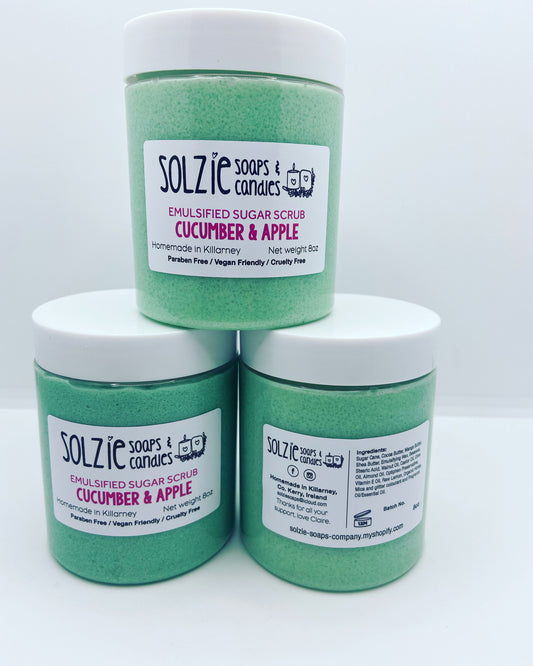 Cucumber & Apple Sugar Scrub