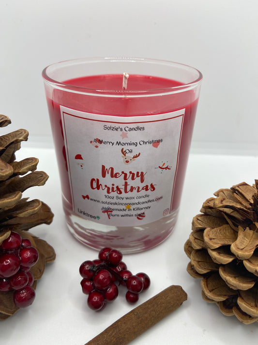 Merry Christmas Soy Candle.