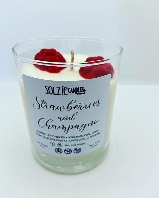 Strawberries and Champagne Candle